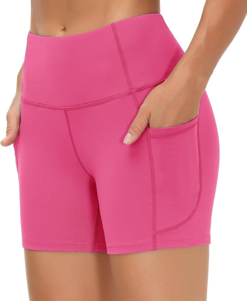THE GYM PEOPLE Tummy Control Yoga Shorts - Image 119