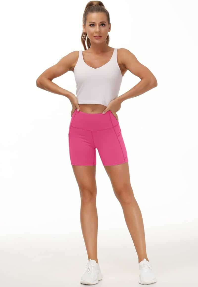 THE GYM PEOPLE Tummy Control Yoga Shorts - Image 122