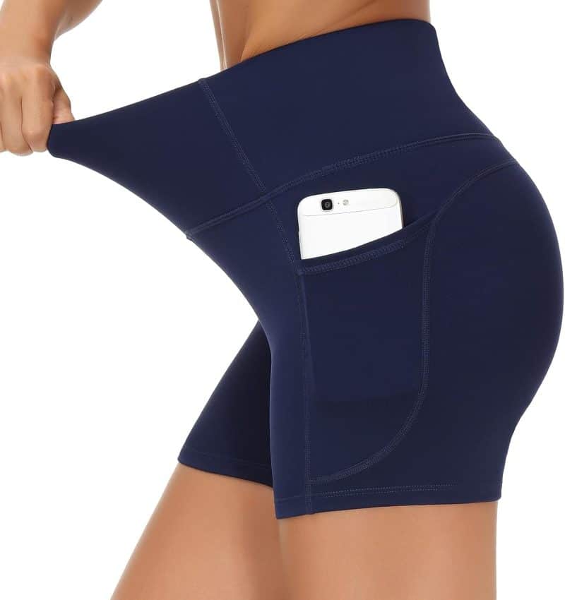 THE GYM PEOPLE Tummy Control Yoga Shorts - Image 123