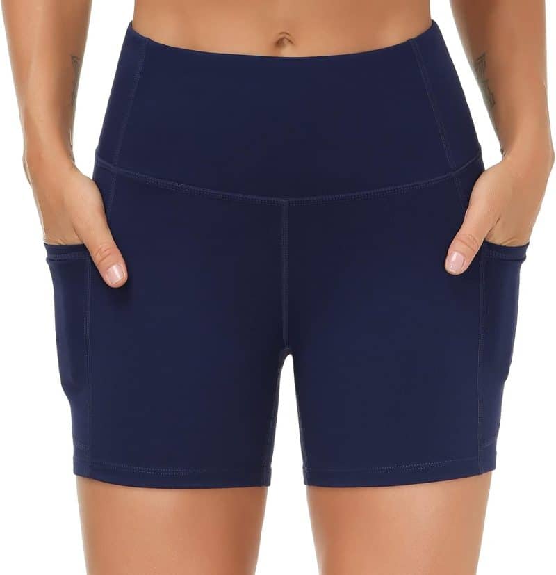 THE GYM PEOPLE Tummy Control Yoga Shorts - Image 124