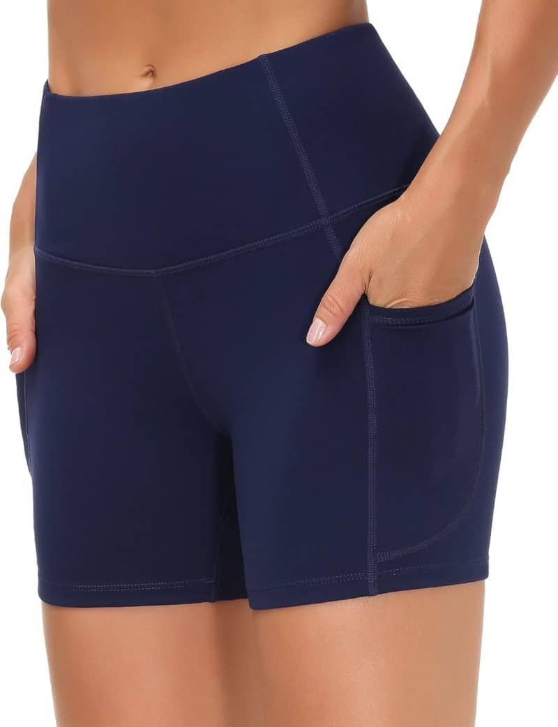 THE GYM PEOPLE Tummy Control Yoga Shorts - Image 125