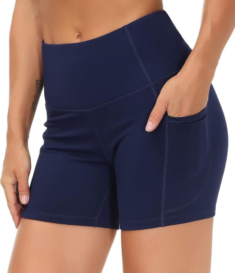 THE GYM PEOPLE Tummy Control Yoga Shorts - Image 128