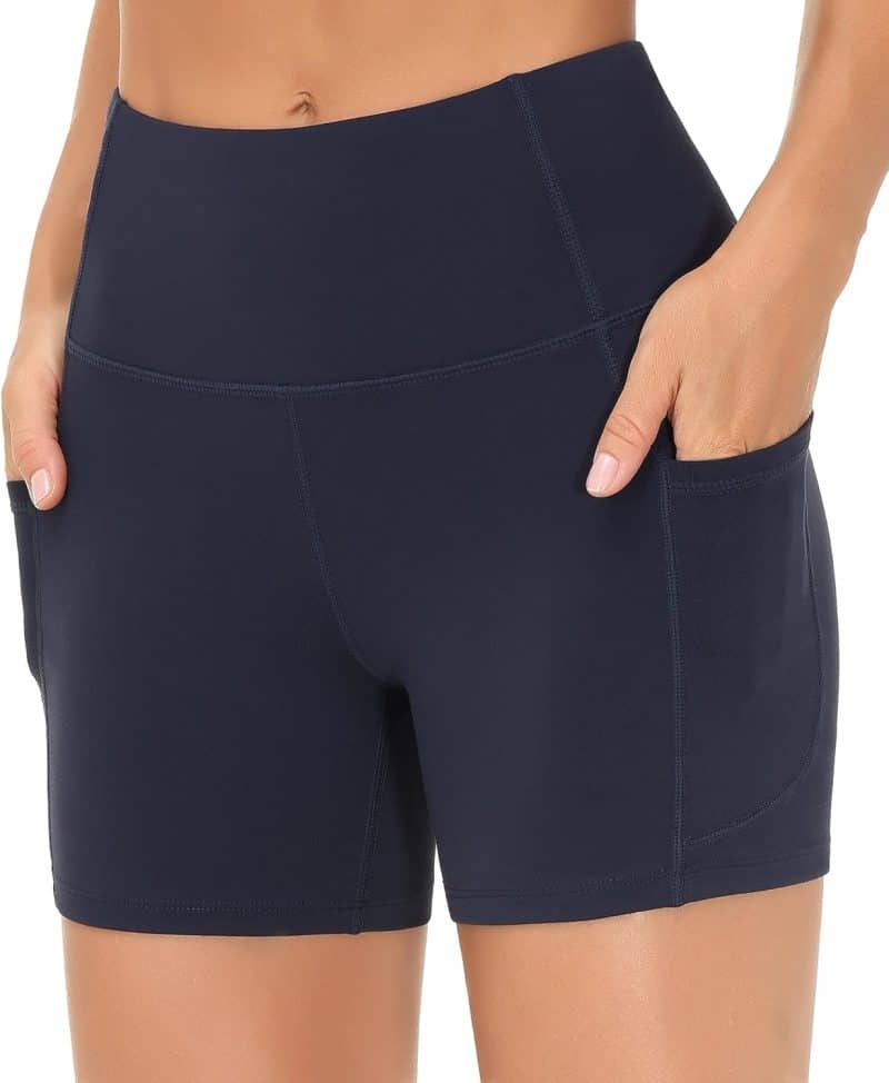 THE GYM PEOPLE Tummy Control Yoga Shorts - Image 130