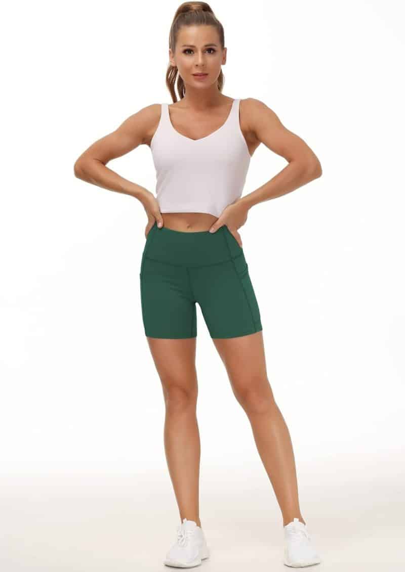 THE GYM PEOPLE Tummy Control Yoga Shorts - Image 140