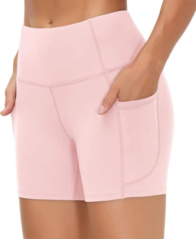 THE GYM PEOPLE Tummy Control Yoga Shorts - Image 155