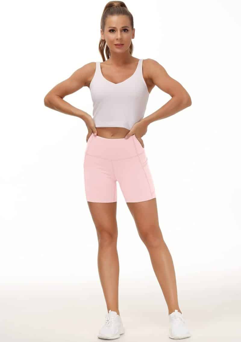 THE GYM PEOPLE Tummy Control Yoga Shorts - Image 158