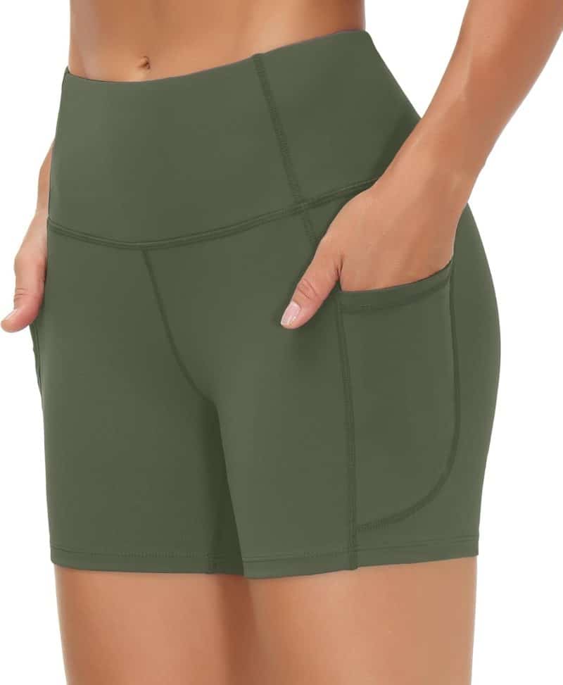 THE GYM PEOPLE Tummy Control Yoga Shorts - Image 166