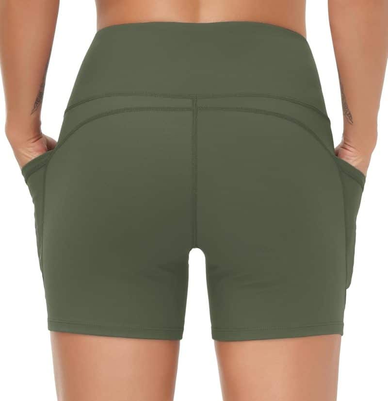 THE GYM PEOPLE Tummy Control Yoga Shorts - Image 168