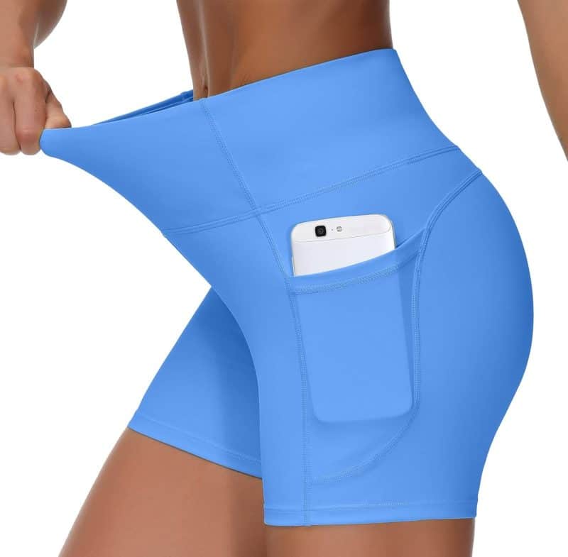 THE GYM PEOPLE Tummy Control Yoga Shorts - Image 172