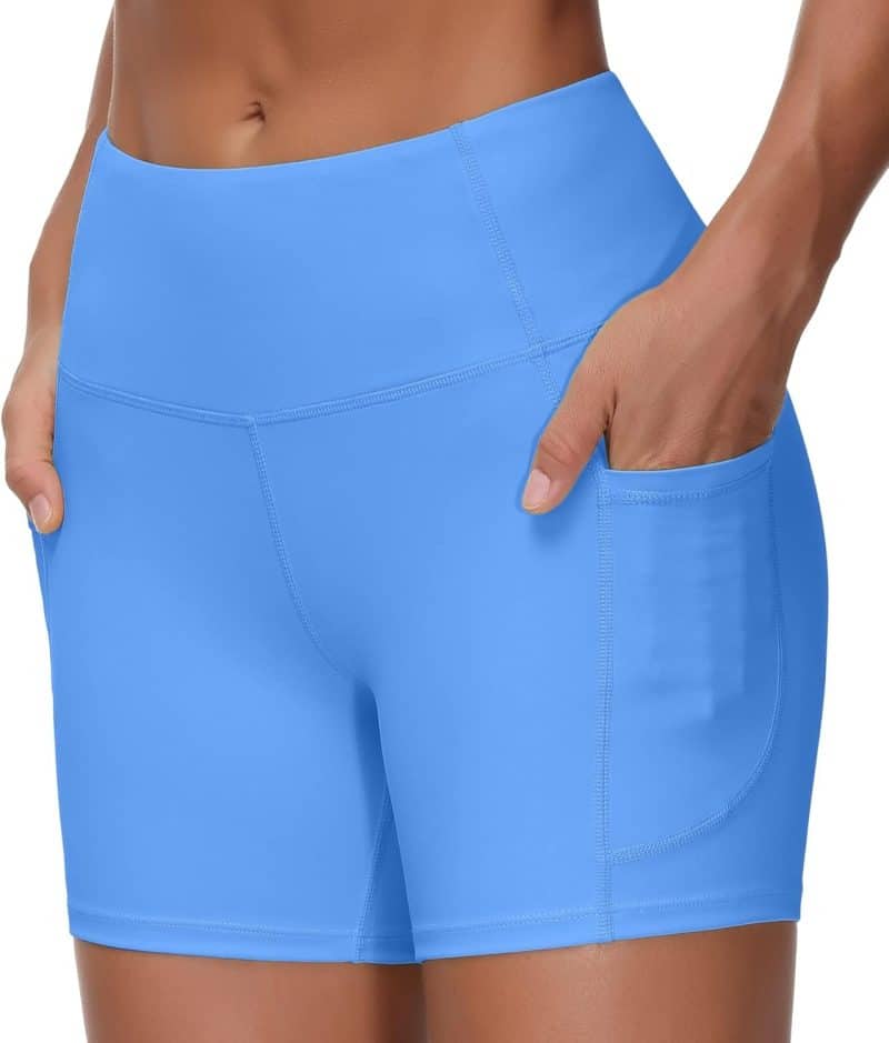 THE GYM PEOPLE Tummy Control Yoga Shorts - Image 173