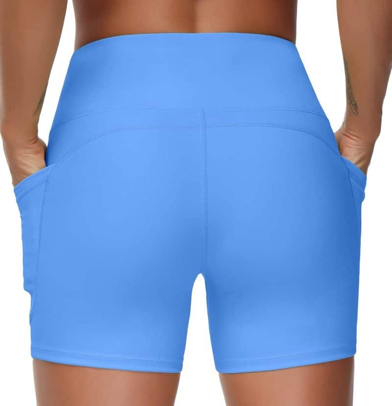 THE GYM PEOPLE Tummy Control Yoga Shorts - Image 175