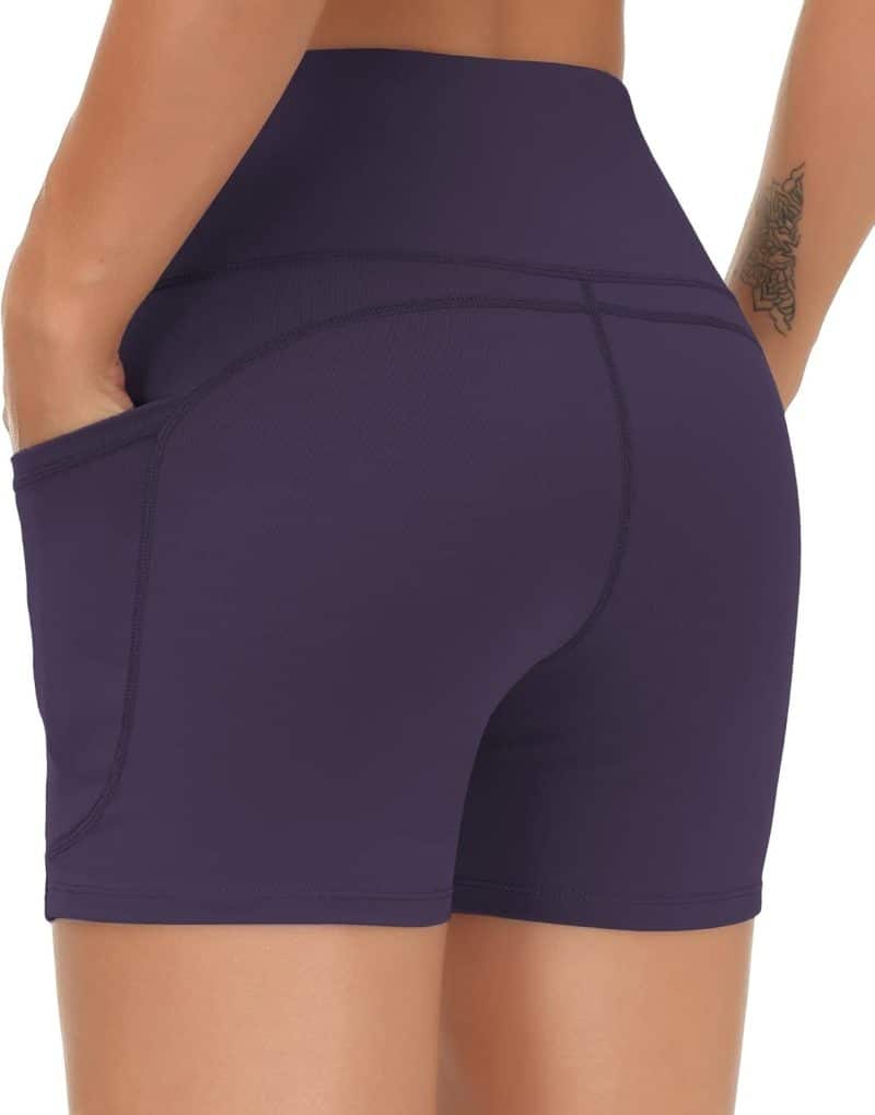 THE GYM PEOPLE Tummy Control Yoga Shorts - Image 180