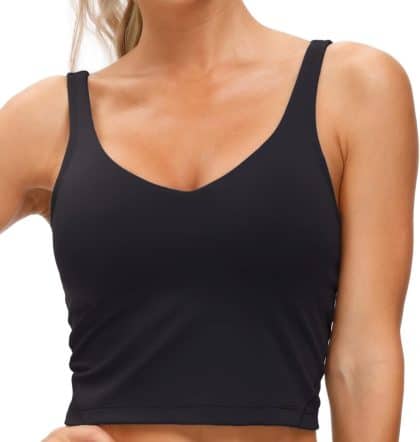 THE GYM PEOPLE Women's Longline Sports Bra