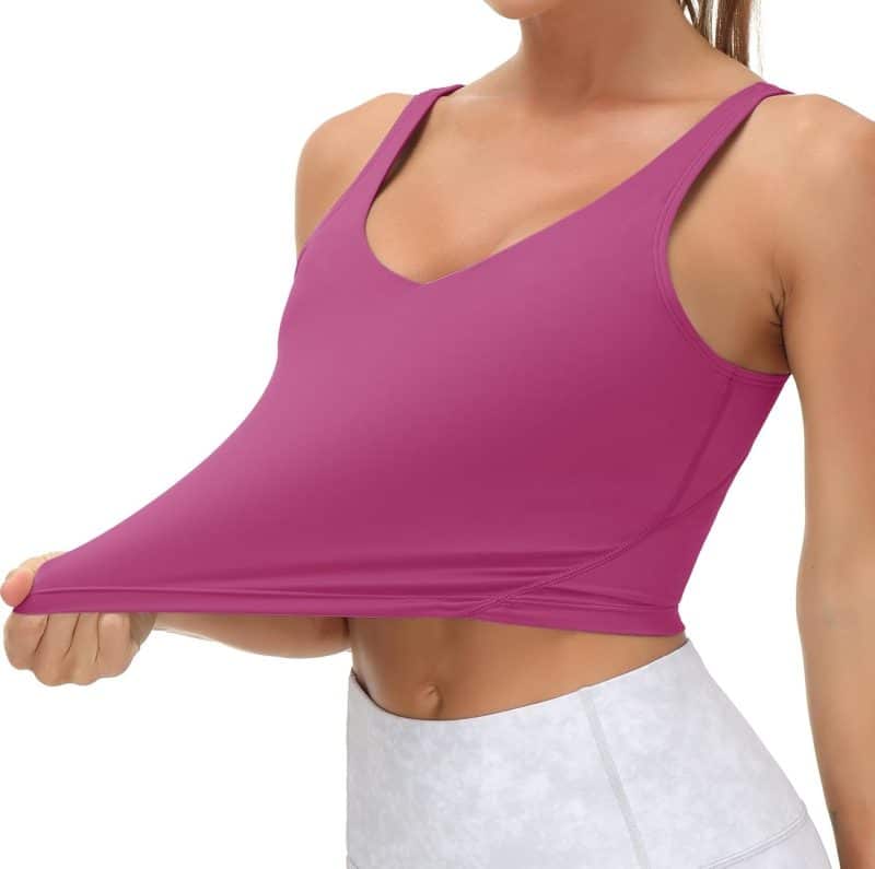 THE GYM PEOPLE Women's Longline Sports Bra - Image 42