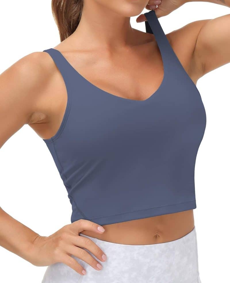 THE GYM PEOPLE Women's Longline Sports Bra - Image 49