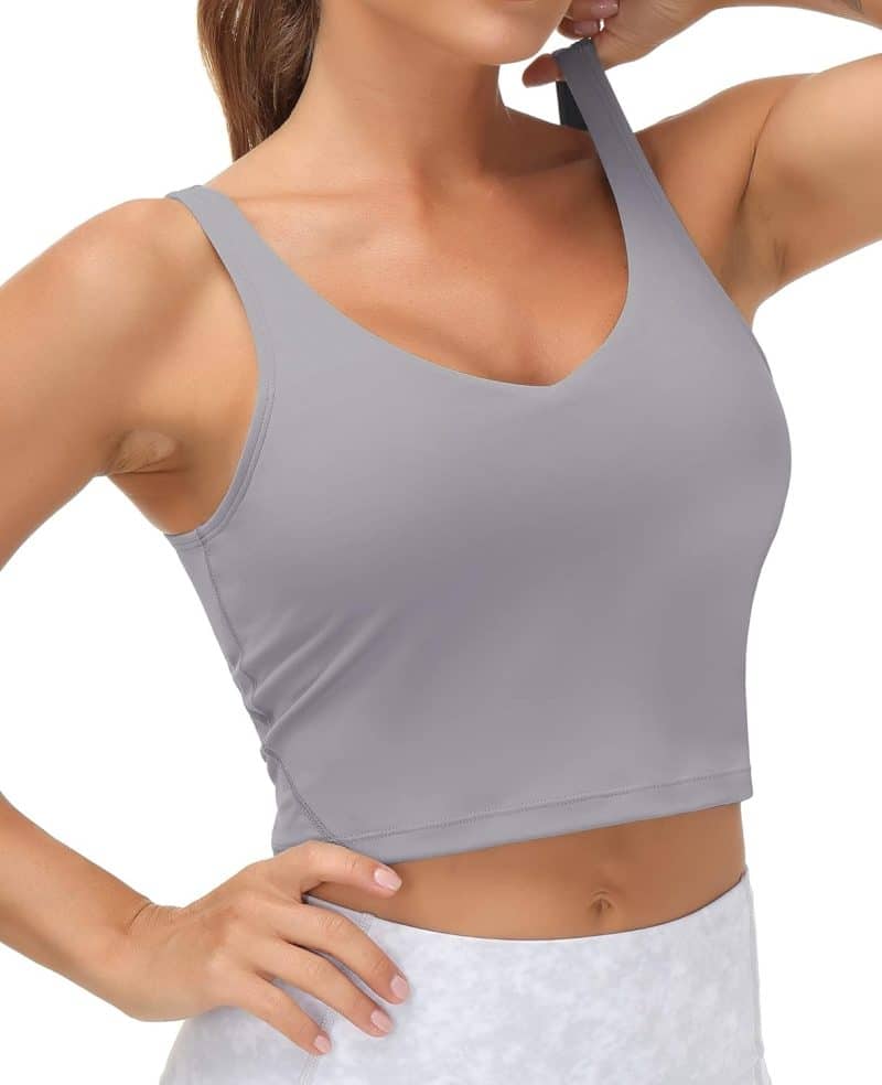 THE GYM PEOPLE Women's Longline Sports Bra - Image 86