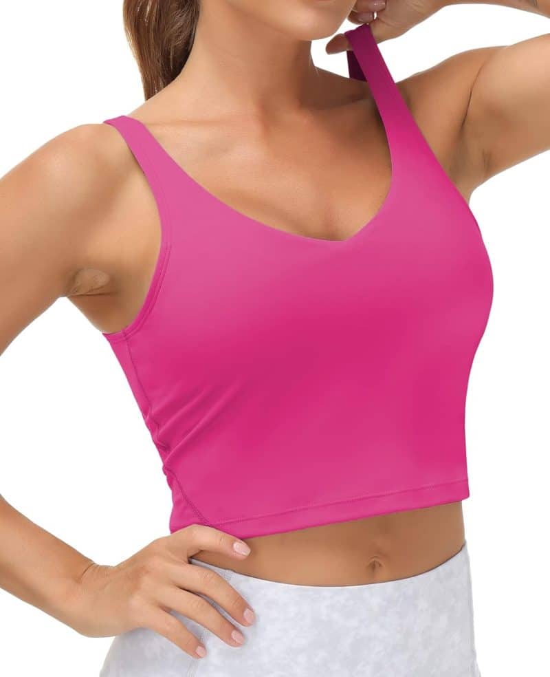 THE GYM PEOPLE Women's Longline Sports Bra - Image 98