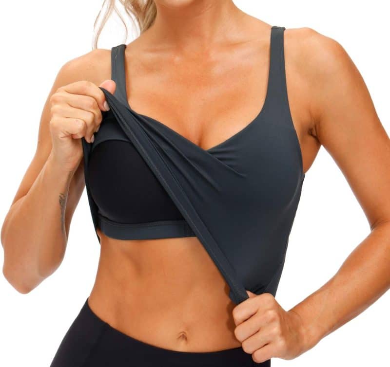 THE GYM PEOPLE Women's Longline Sports Bra - Image 114