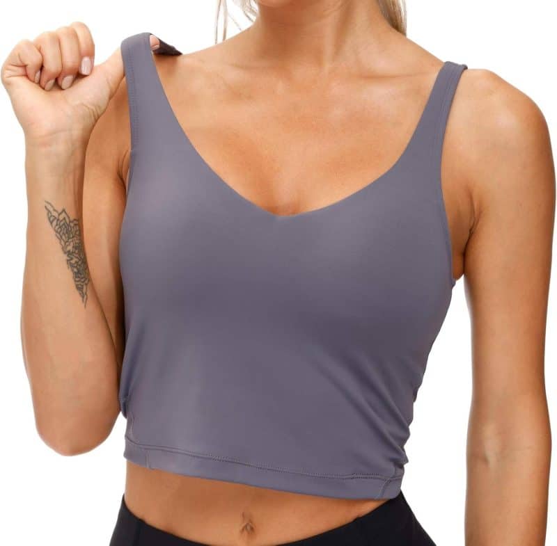 THE GYM PEOPLE Women's Longline Sports Bra - Image 123