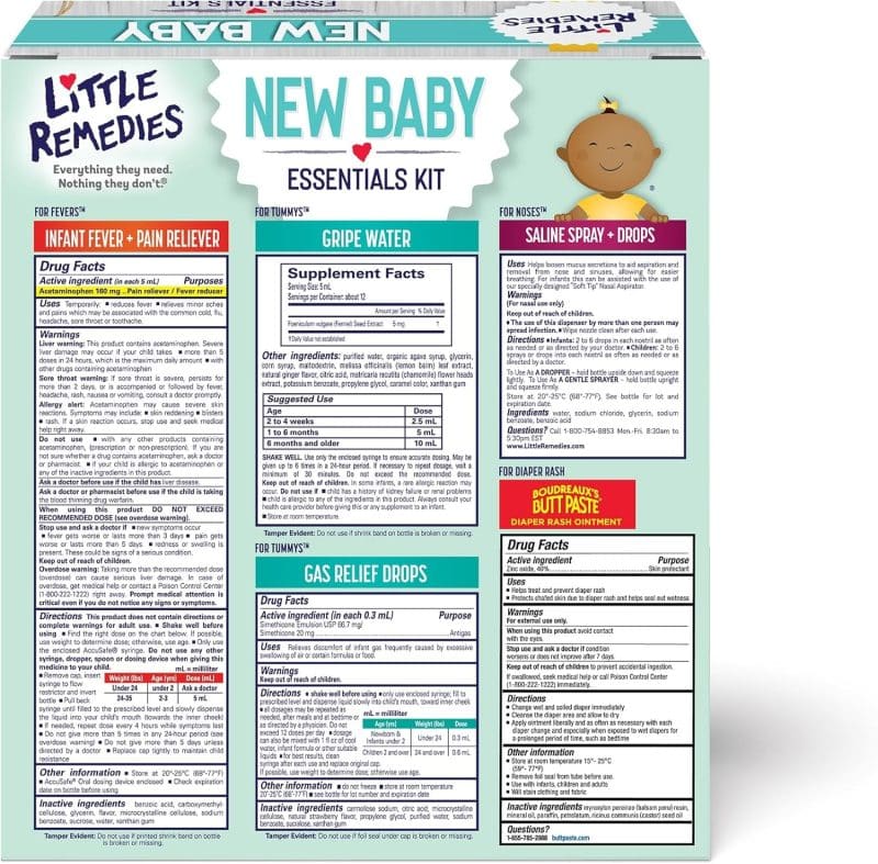 Little Remedies New Baby Essentials Kit - Image 2