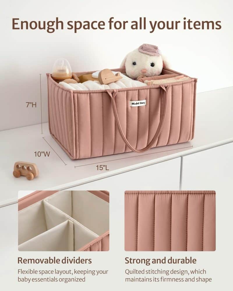 Blissful Diary Diaper Caddy Organizer - Image 18