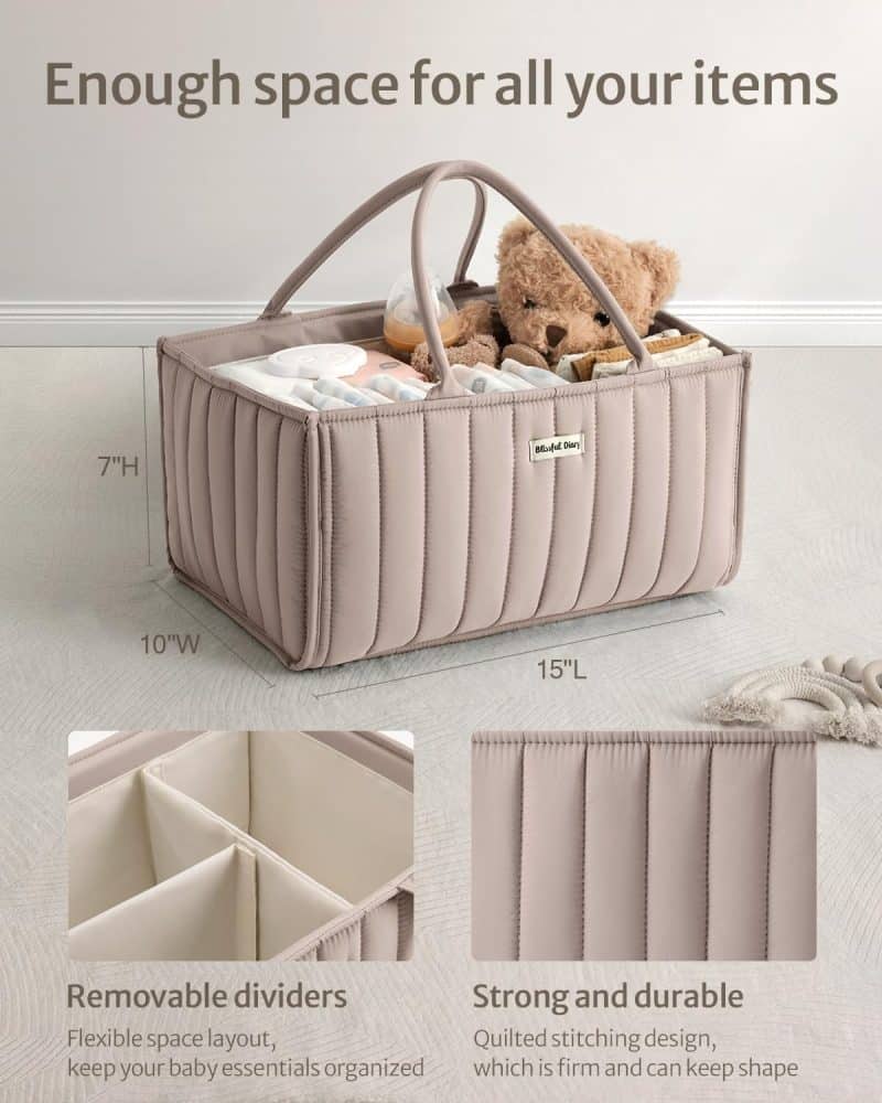 Blissful Diary Diaper Caddy Organizer - Image 25