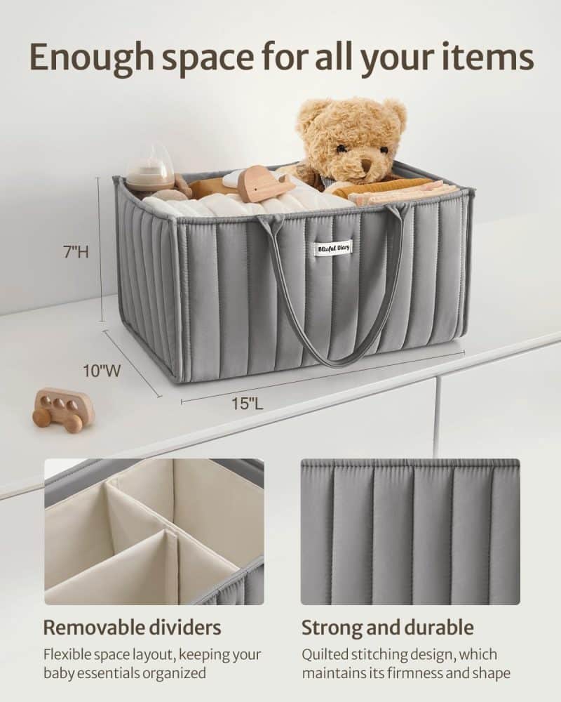 Blissful Diary Diaper Caddy Organizer - Image 49