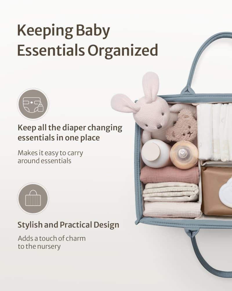 Blissful Diary Diaper Caddy Organizer - Image 55