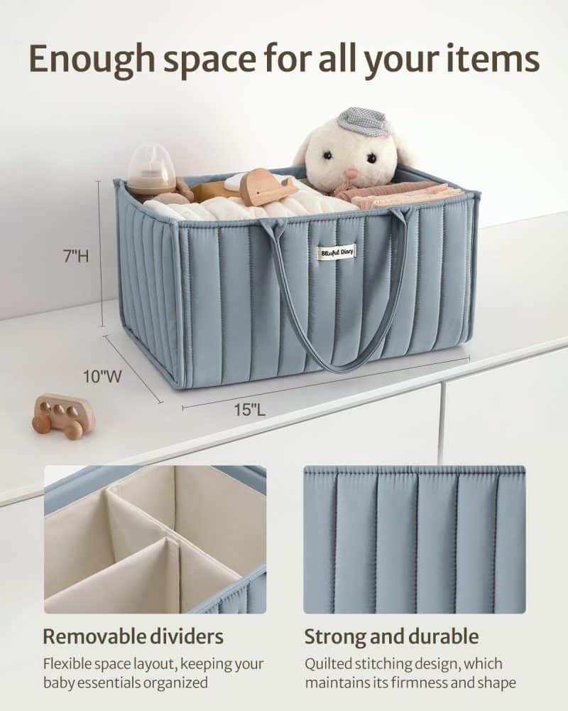 Blissful Diary Diaper Caddy Organizer - Image 56