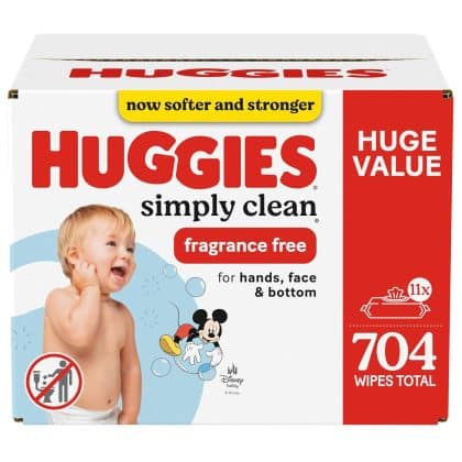 Huggies Simply Clean Fragrance-Free Baby Wipes