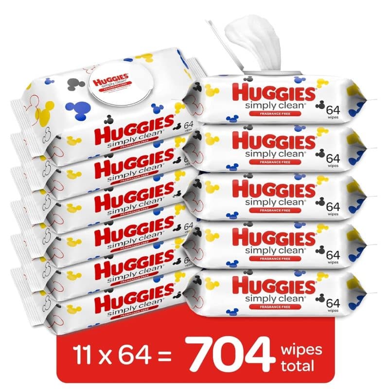 Huggies Simply Clean Fragrance-Free Baby Wipes - Image 3