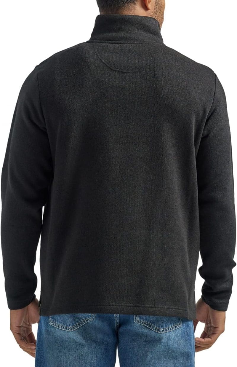 Wrangler Authentics Men's Long Sleeve Fleece Quarter-Zip Sweater - Image 13