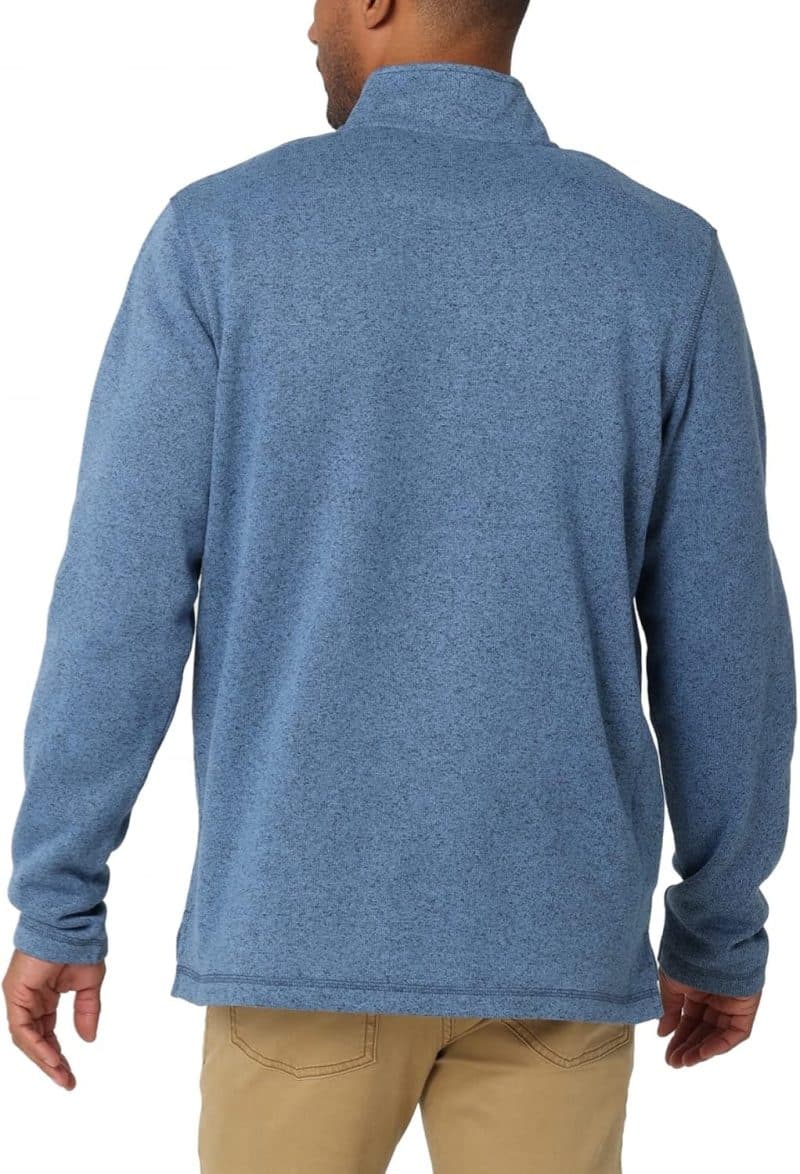 Wrangler Authentics Men's Long Sleeve Fleece Quarter-Zip Sweater - Image 16