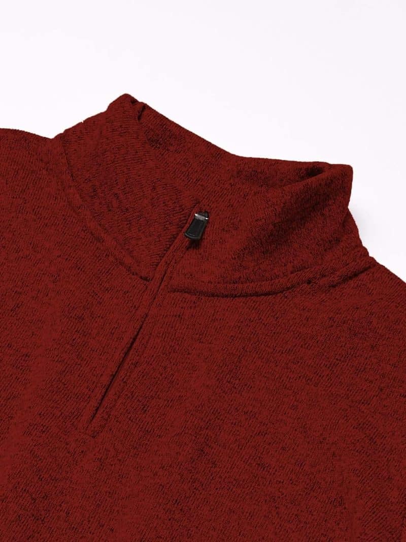 Wrangler Authentics Men's Long Sleeve Fleece Quarter-Zip Sweater - Image 27