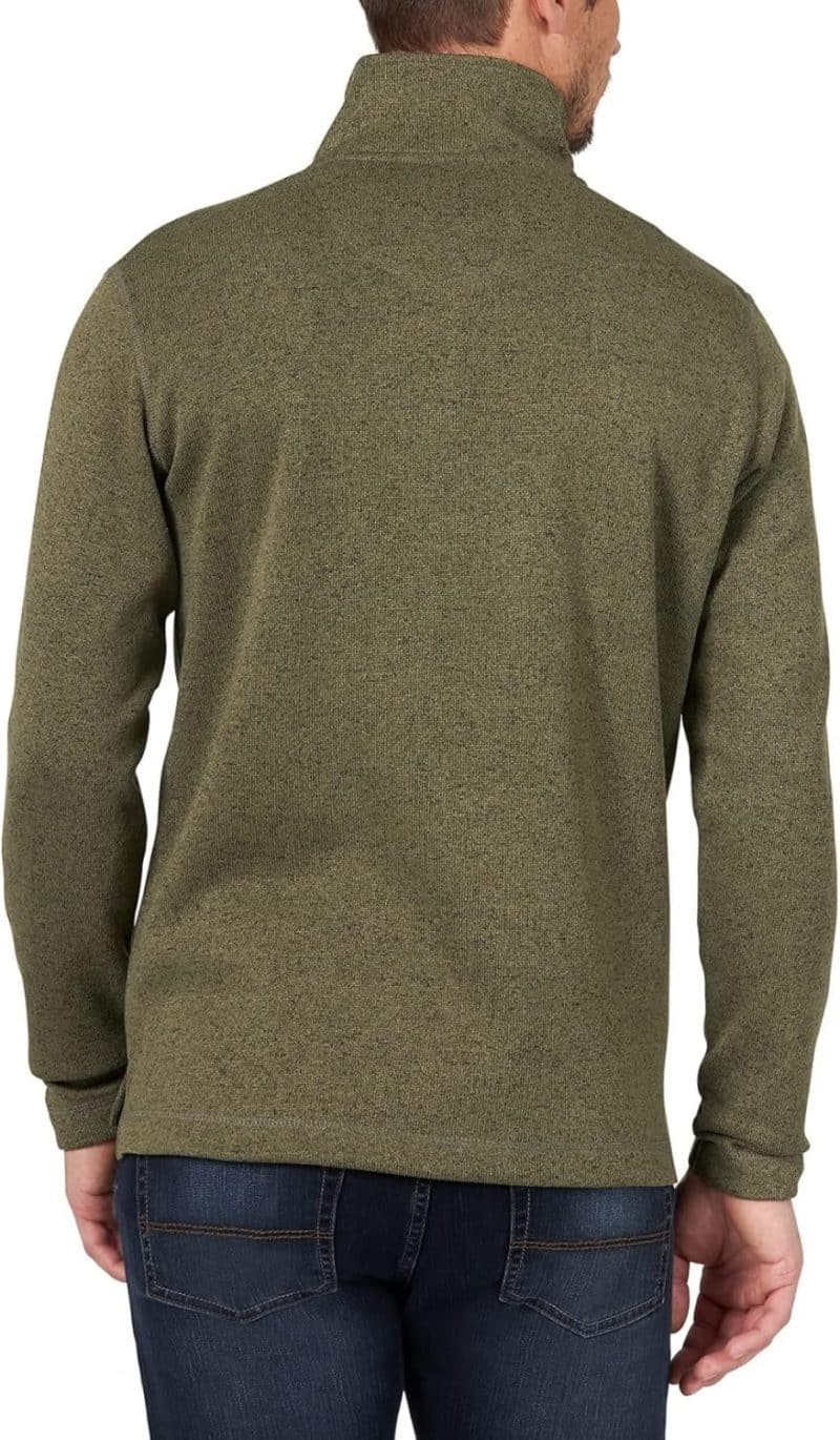 Wrangler Authentics Men's Long Sleeve Fleece Quarter-Zip Sweater - Image 33