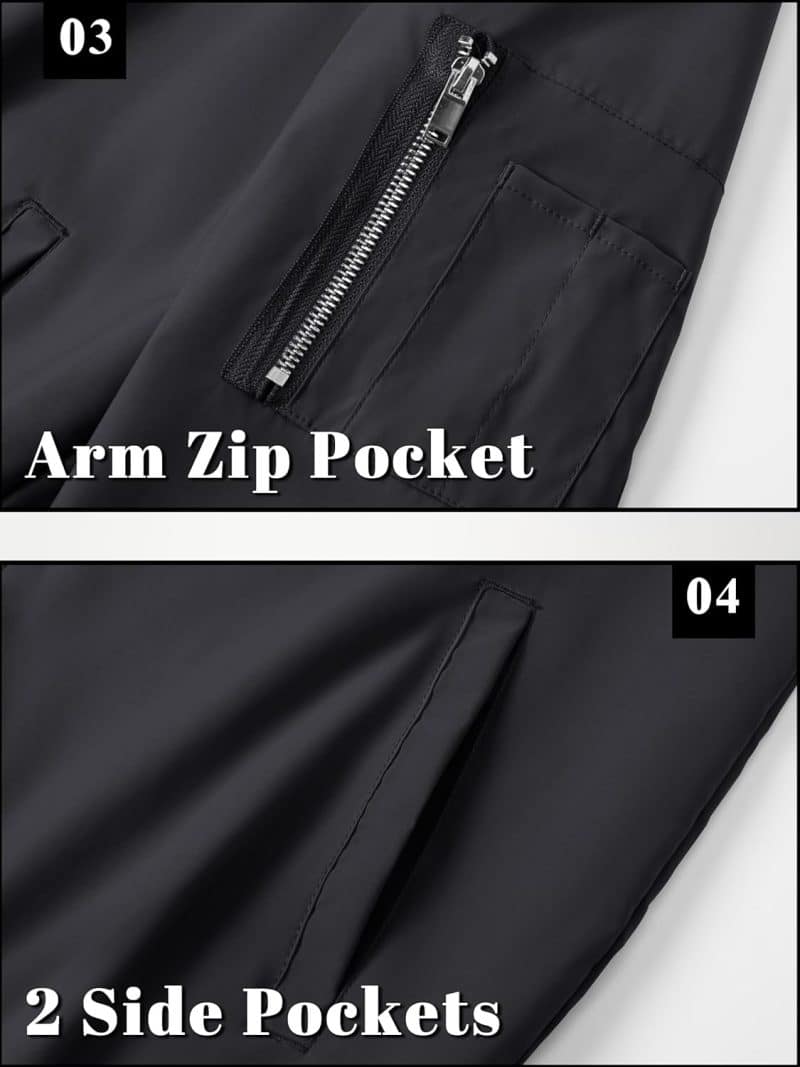 TACVASEN Men's Bomber Jacket - Image 6
