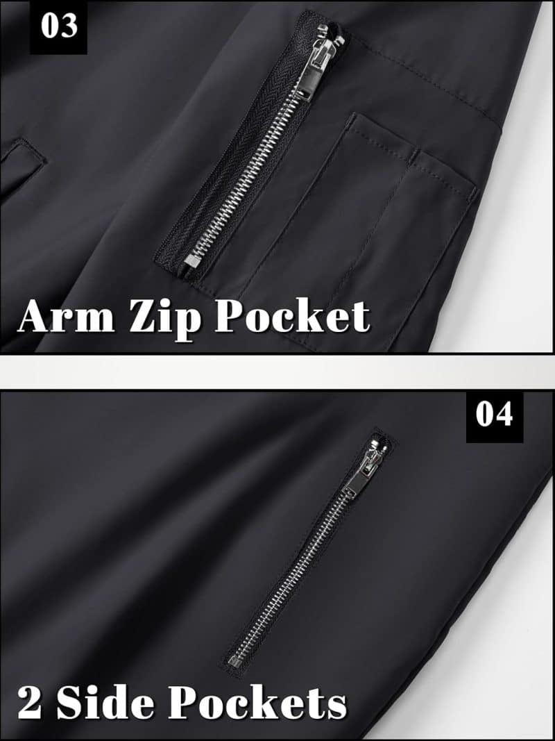 TACVASEN Men's Bomber Jacket - Image 77