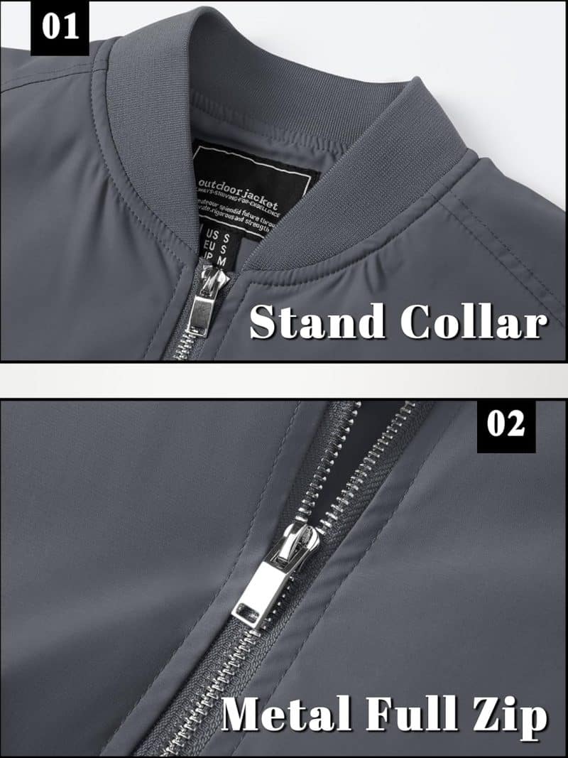 TACVASEN Men's Bomber Jacket - Image 92