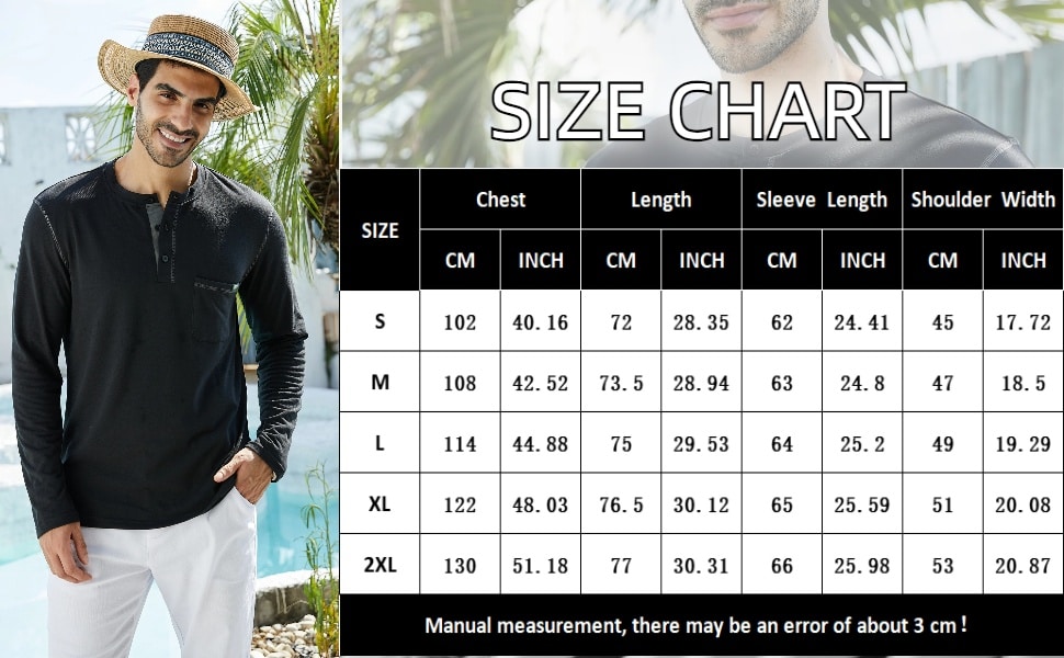 Mens Henley Shirt