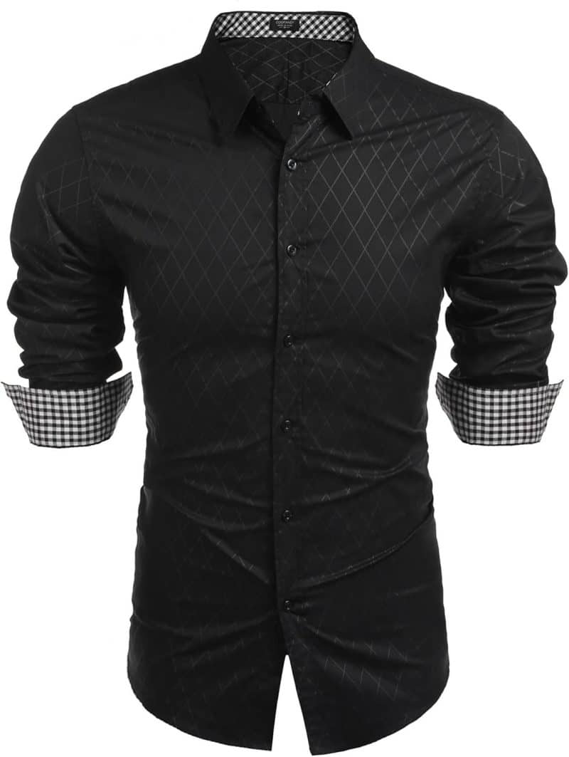 COOFANDY Men's Long Sleeve Dress Shirt - Image 48