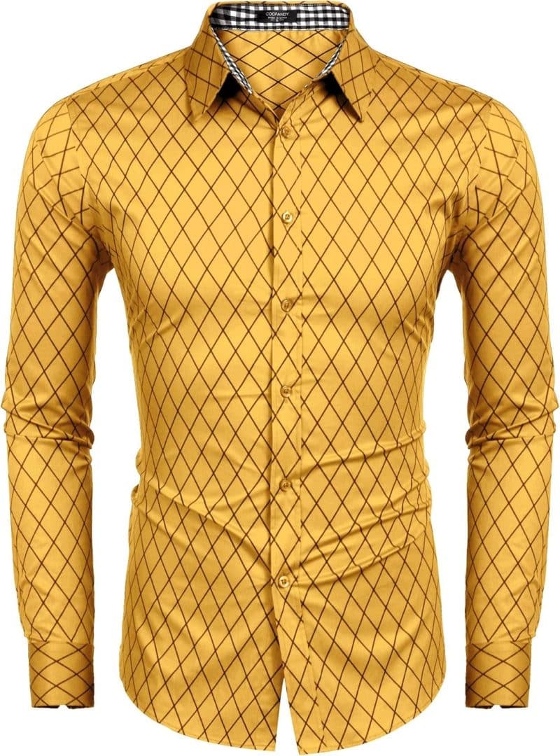 COOFANDY Men's Long Sleeve Dress Shirt - Image 90