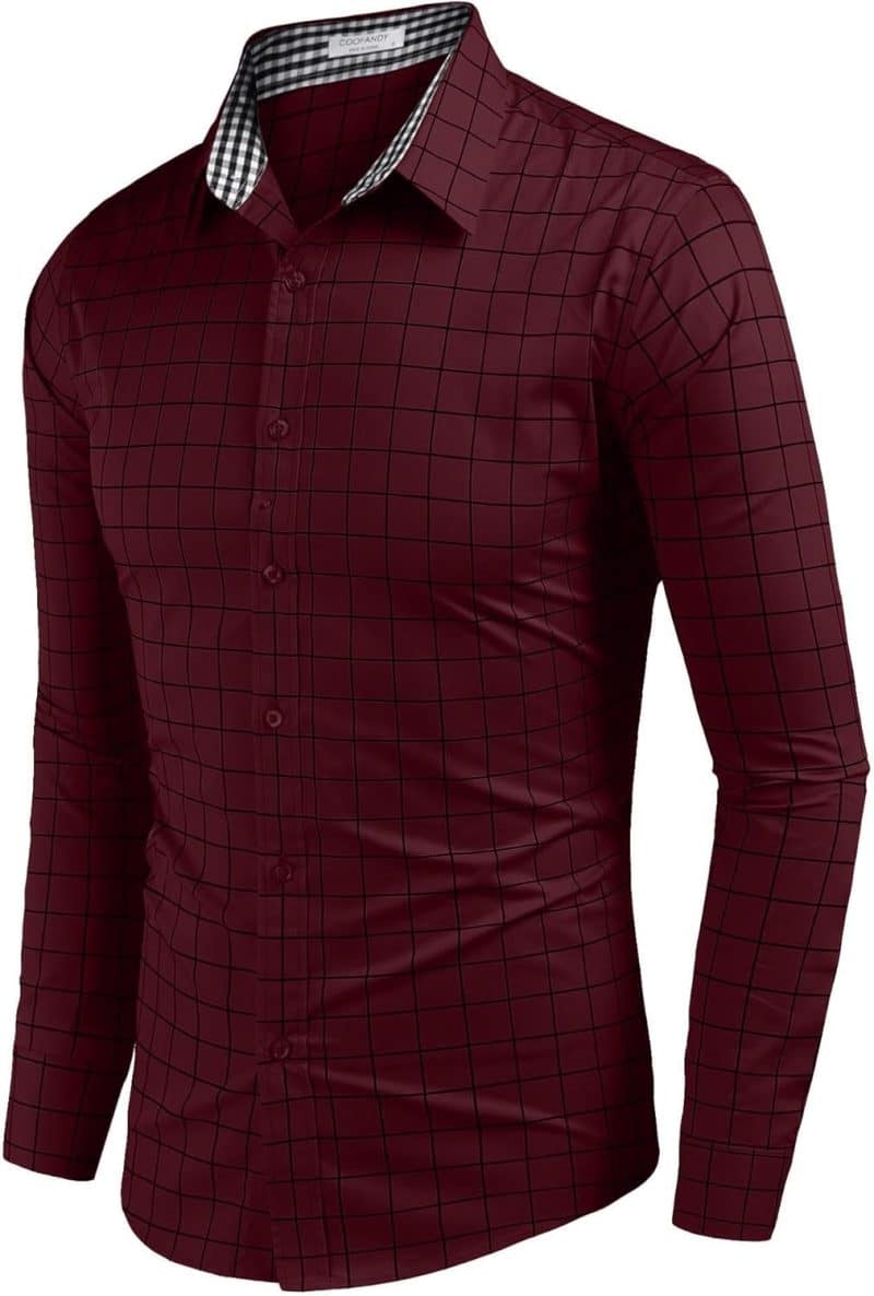 COOFANDY Men's Long Sleeve Dress Shirt - Image 96