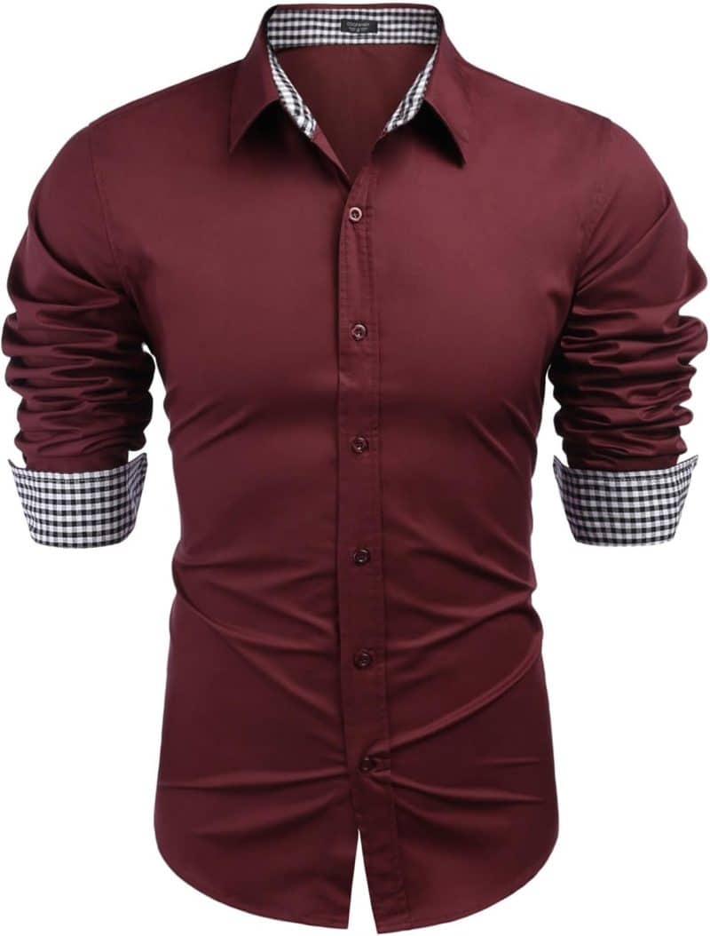 COOFANDY Men's Long Sleeve Dress Shirt - Image 101