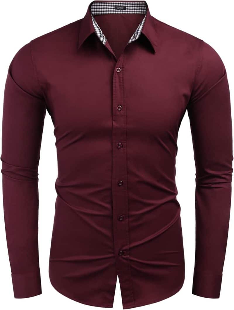 COOFANDY Men's Long Sleeve Dress Shirt - Image 102