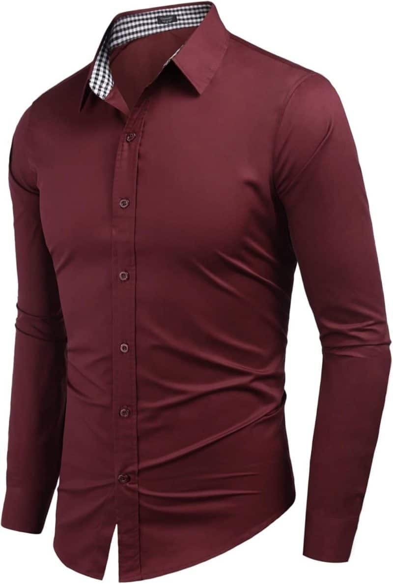 COOFANDY Men's Long Sleeve Dress Shirt - Image 103