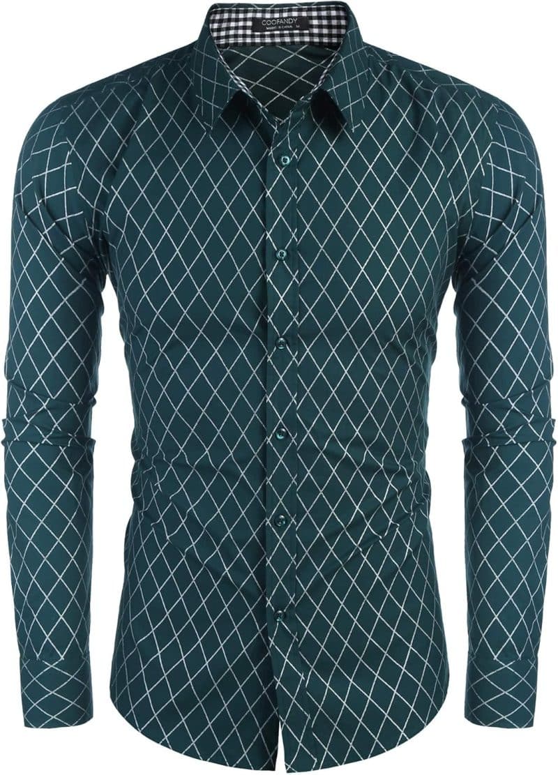 COOFANDY Men's Long Sleeve Dress Shirt - Image 120