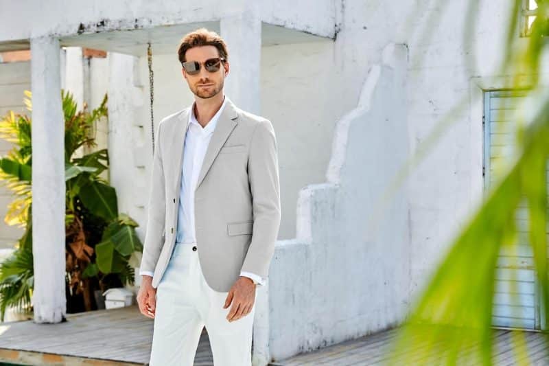 GRACE KARIN Men's Casual Suit Jacket - Image 37