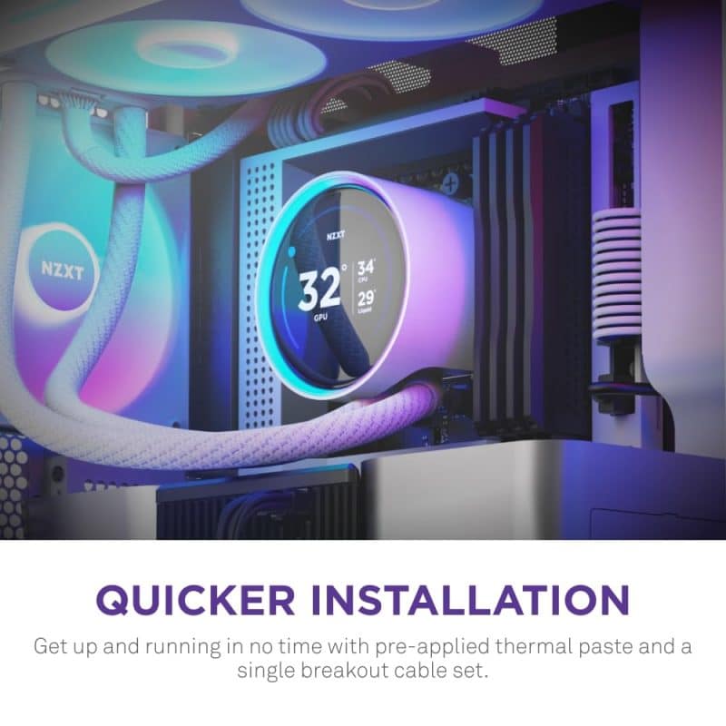 NZXT Kraken AIO CPU Liquid Cooler - Image 80