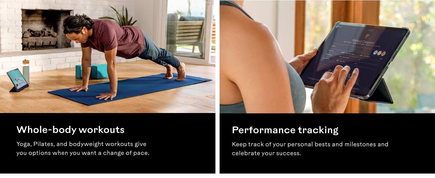 Whole-body workouts &amp; performance tracking