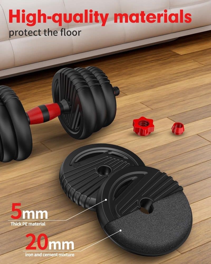 UNNMIIY 4 in 1 Multifunctional Dumbbell Set - Image 5